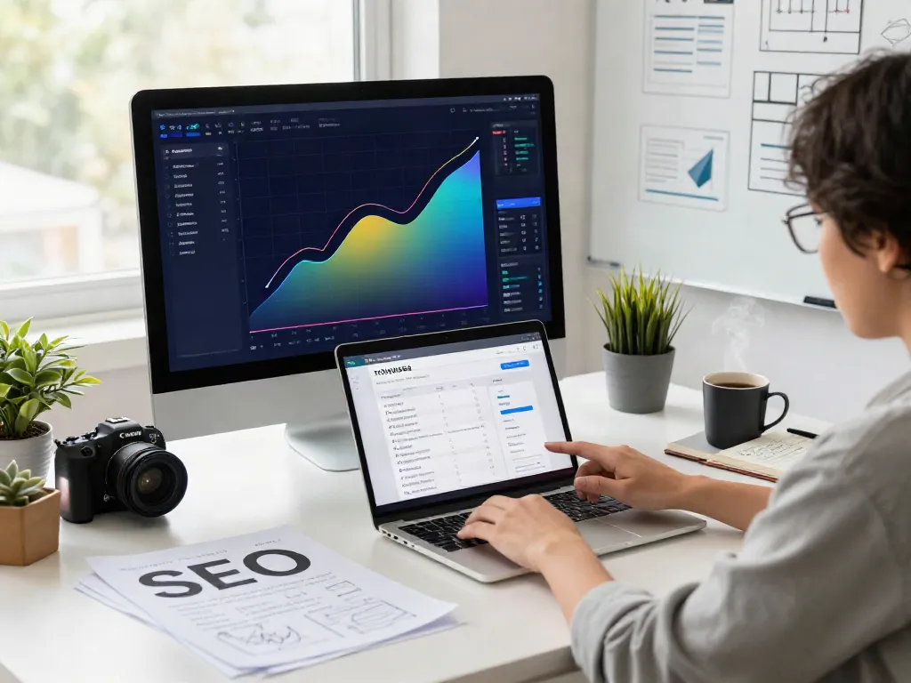 Analyzing digital marketing strategy for rokok88 alternatif in a modern workspace.